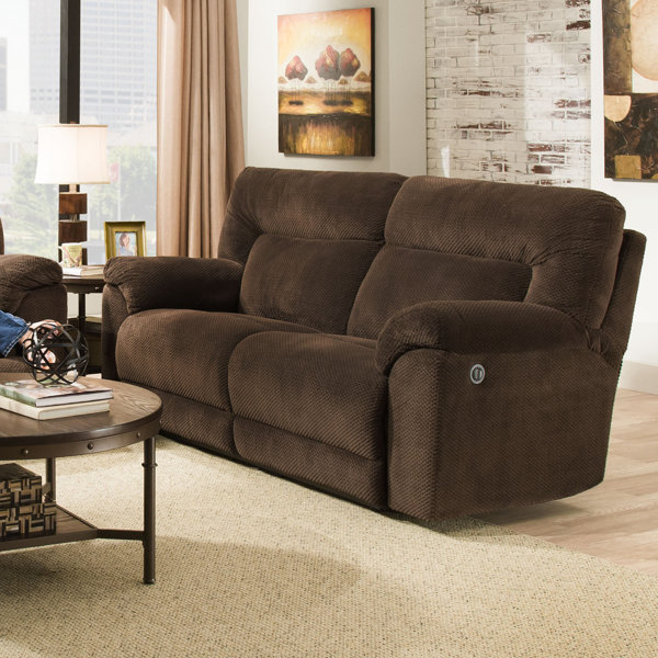 Darby Home Co Radclif Chenille Reclining 86" Pillow Top Arms Sofa Wayfair